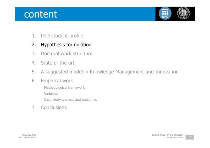 Phd dissertation innovation