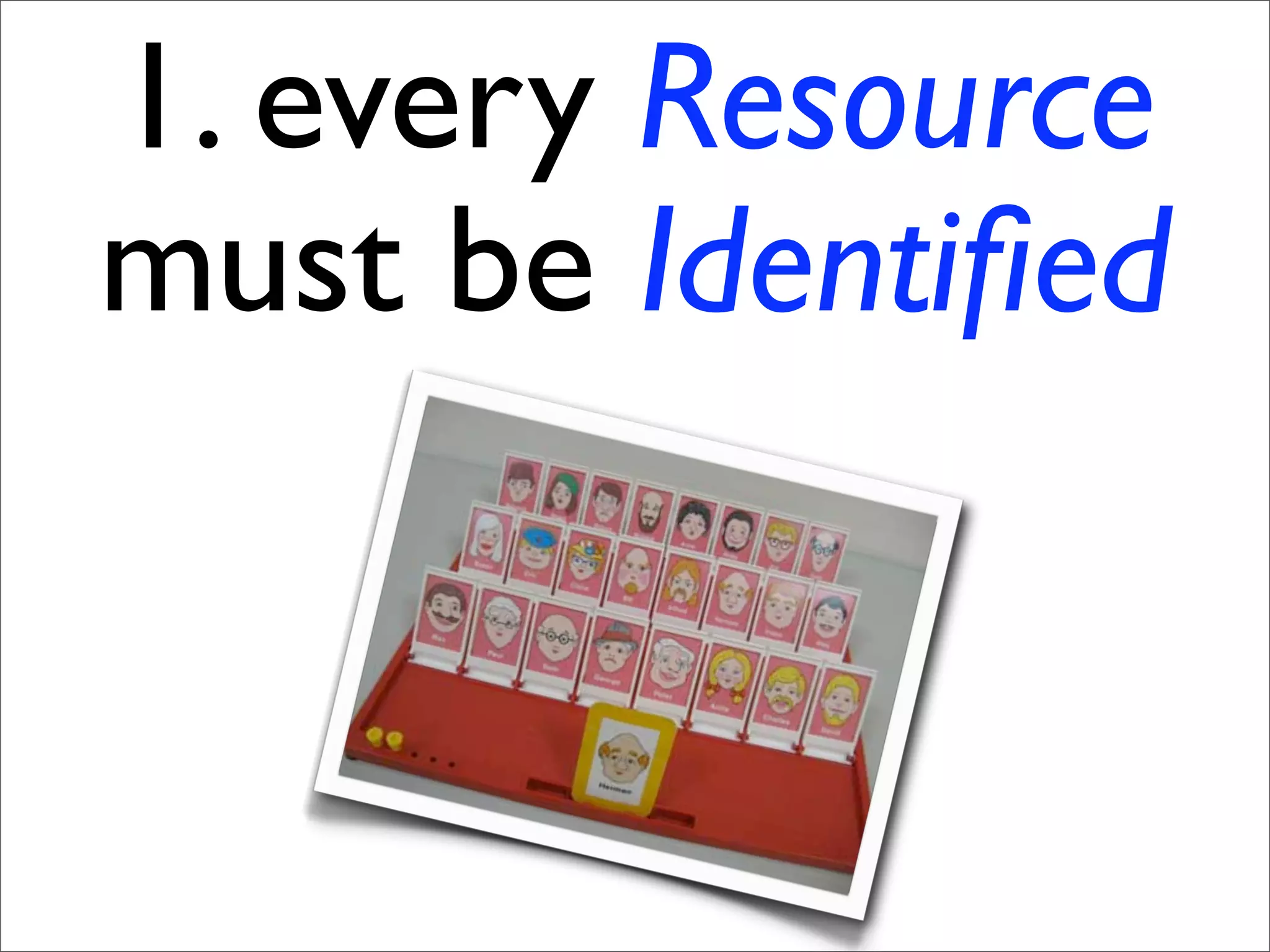 Resource Oriented Architectures