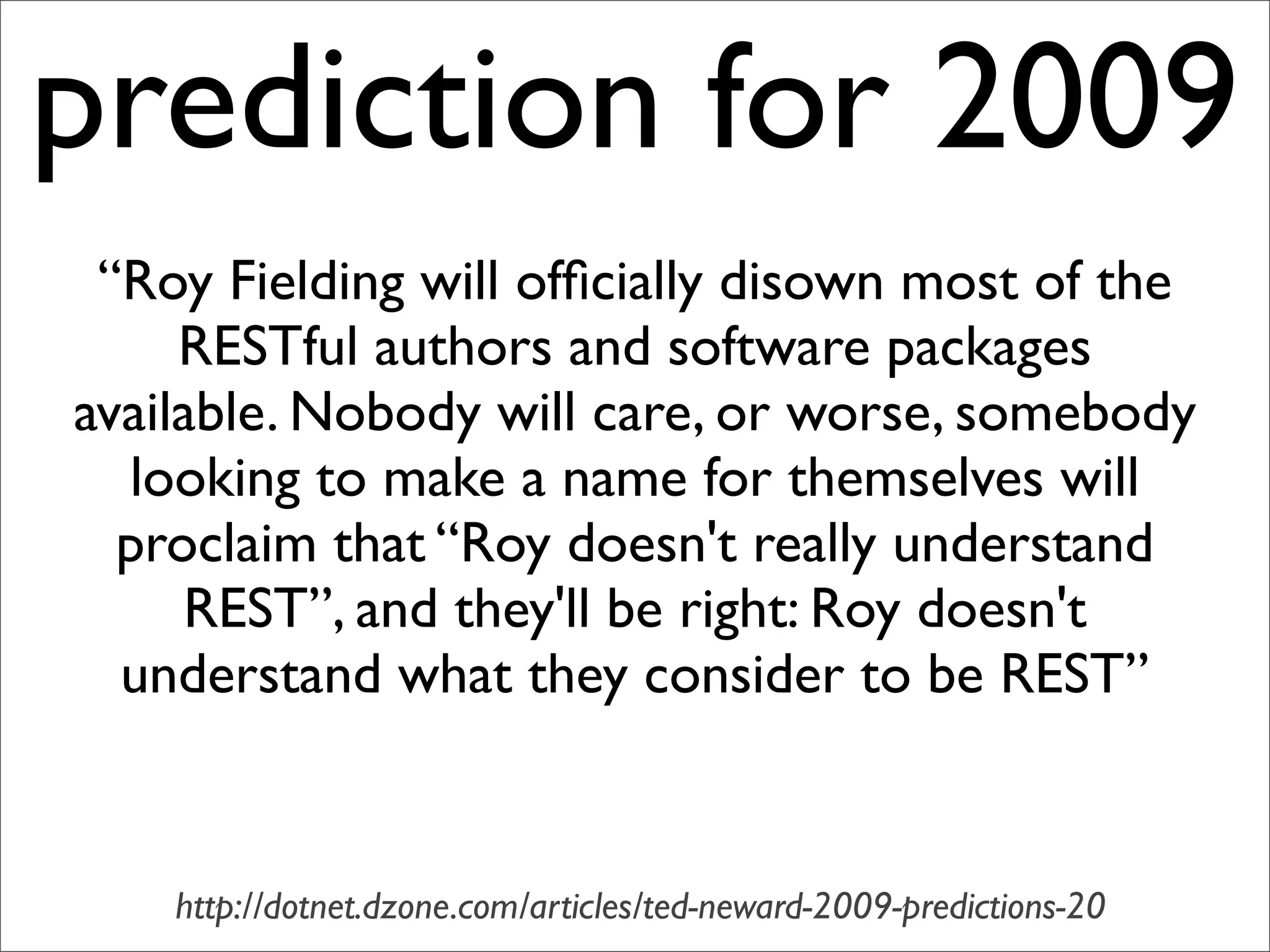 Resource Oriented Architectures