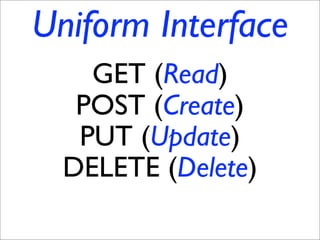 Resource Oriented Architectures