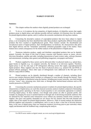 2009 05 20 Oecd Internet Piracy