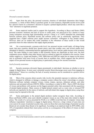 2009 05 20 Oecd Internet Piracy