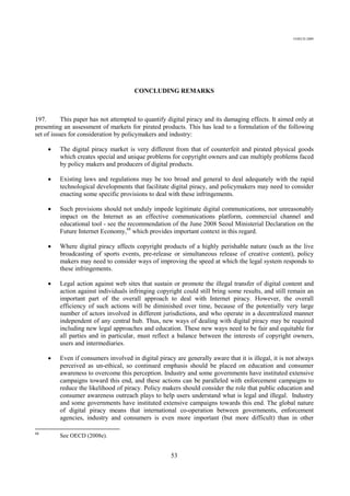 2009 05 20 Oecd Internet Piracy