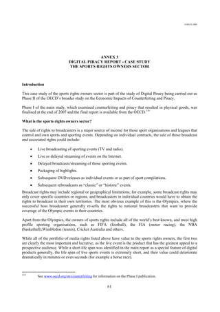 2009 05 20 Oecd Internet Piracy