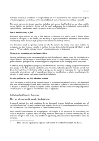 2009 05 20 Oecd Internet Piracy