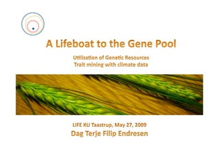 Trait data mining using FIGS, seminar at Copenhagen University (27 May 2009)