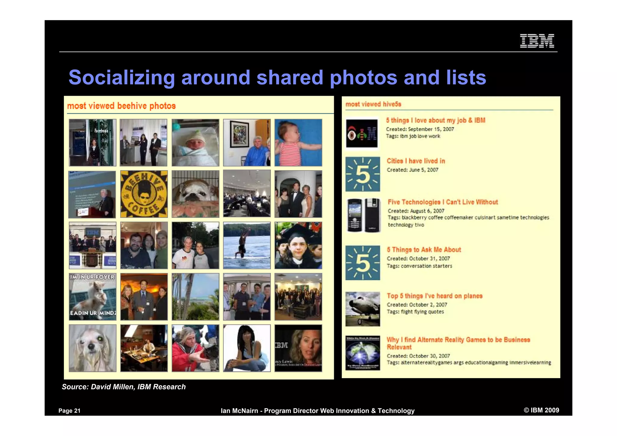 Using Social Software to Market yourself - inside and outside the firewall