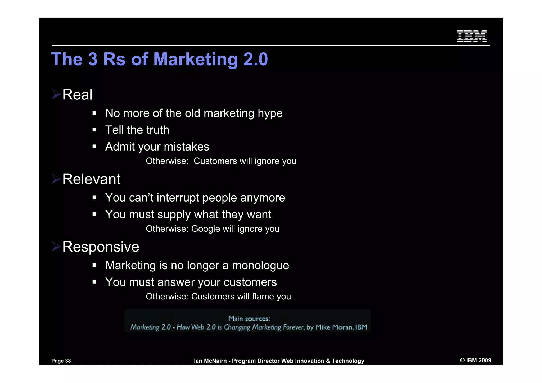 Using Social Software to Market yourself - inside and outside the firewall