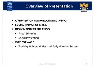 The Impact of Global Financial Crisis on Indonesia | PDF