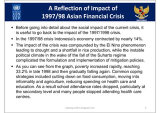 The Impact of Global Financial Crisis on Indonesia | PDF