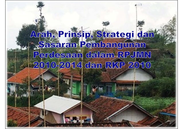 Pemberdayaan Masyarakat Desa
