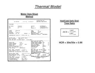 Motor Data Sheet
Method
Hot/Cold Safe Stan
Time Ratio
CUSTOM BODO (R)
SQUIRREL CAGE MOTORSHE E TD A. T AGt': MOTORS
CUSTOMER
_ _ _ • M' • ~ MM
iI
*---------------------------------------*----------------------------------_.
GE MODEL
SO
QTY
:2Sl1R546
,2870018
:4
DESIGN
RI
SERIAL II
:lCC7~9W284A
;132-0-9522j01
:287000042/3/4/5
TEMPERATURE RISE:80
POWER
POLES
VOLTAGE
FREQUENCY
:8000 HI'
:4
: 13200 V
:60 Hz
TYPE :1<
FRAME :8713Z
ENCLOSURE :W?Il
PHASES ::1 SERVICE FACTOR : L 00
INSULATION CLASS:F (POLYSEAL)
C /Rm @ SF 1.0
HeR
.86=30s/35sHeR%
%
1bft
:1780
: 2~7 A
:23571
:6790
:Y
:70% V
: CONTINUOUS
RATED RPM
RATED CURRENT
RATED TORQUE
RATED KIIA
STATOR CONNECTION
MIN. 81'0. VOLTAGE
TIME RATINC
* ~ M_~ _
I
DRIVEN LOAD ,FAN CLOSED VALVE
MAX. 1l.Tl'fUDE ,.,00 l"t
LOAD INK2 REF. TO MOTOR SUM'T : 19249 Lbft2
*. ---. -_..-- _.._. _..- _..-_. -..-. Calculated Performance .
NEMA STARTING CODE :F
LOCKED ROTOR CURRENT :540
LOCKED ROTOR TORQUE : 77
PULL UP TORQUE : 7?
BREAKDOWN TORQUE :245
COUPLING TYPE :DIRECT
ARRANGEMENT ,FI
AMB. TEMP. (MW/MAXl ,-18/40 C
TOTAL WEIGHT (calc:. l ,5:nno 1b
ROTOR WK2 (calculated) :10422 Lbft2
OR HOT ,1
in
in
ROTOR TIME
COLD ,35
HOT :30
OF STARTS (NEMA Me
ROTATION ,DUAL
MAX. ERG.VIBR. (PK·PK):O.0016
BF~RTNr, TVPR ,SLEEVE
BEARING LUBRICATION :OIL
END
135.0 @ 3.3 it
1000
0.1910 Ohms L-L
33.960
1.56S0 S
15 Sec
M87C100048
GEEP-l111
NOISE LEVEL (dEA)
MAX CAPACITOR KIIAr
STATOR RESIST. @ 25C
XjR RATIO
OPEN CIRC. CONS~NT
ACCELERATION TIME
OUTLINE NUMBER
INSTRUCTION BOOK
 