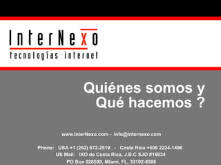 InterNexo Web Marketing Development