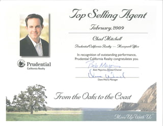 Prudential Top Selling Agent - February 2009