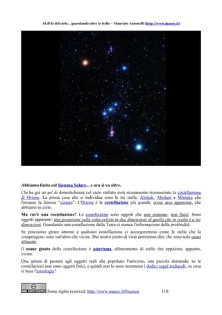Al di là del cielo... guardando oltre le stelle – Maurizio Antonelli (http://www.maury.it)




Abbiamo finito col Sistema ...