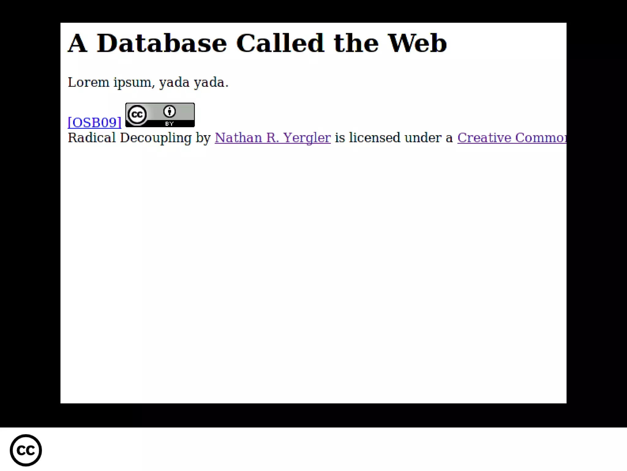 RDFa Builds on [X]HTML 