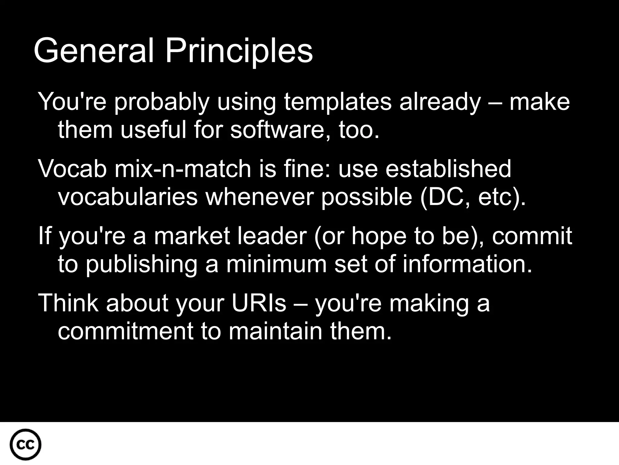 Attribution Metadata Users can assert a name and URL for Attribution 