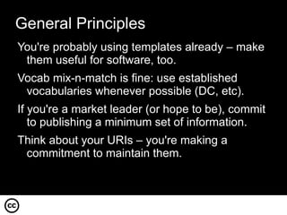 Attribution Metadata Users can assert a name and URL for Attribution 