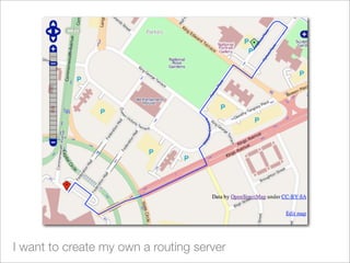 I want to create my own a routing server
 