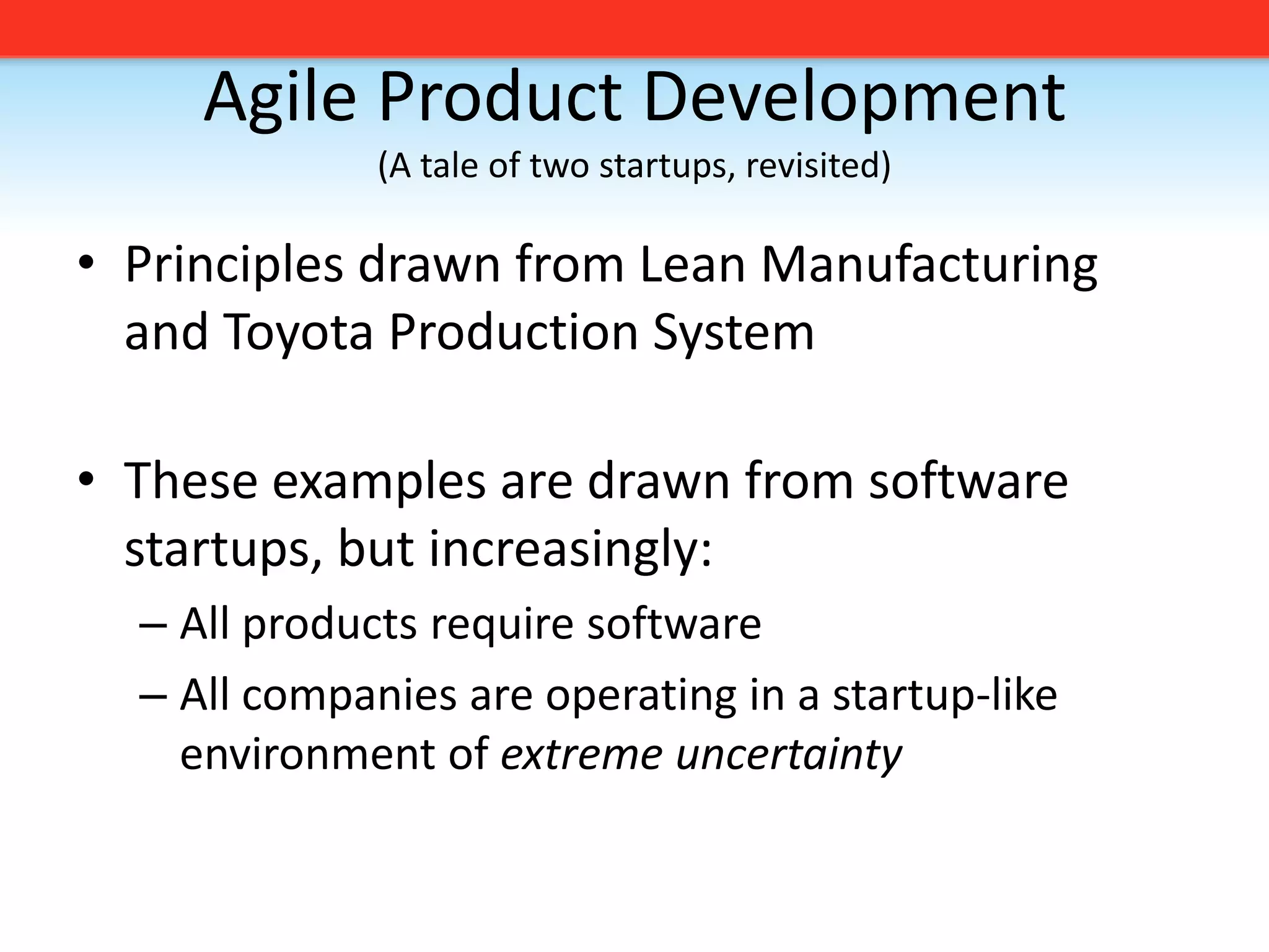 Rapid hypothesis testing about market, pricing, customers, …