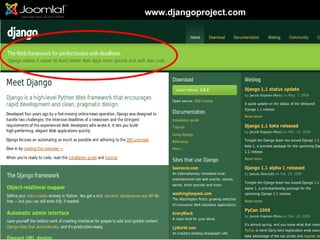 www.djangoproject.com
 