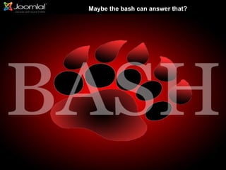 Maybe the bash can answer that?
 