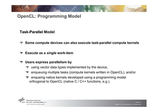 OpenCL - The Open Standard for Heterogeneous Parallel Programming | PDF
