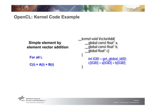 OpenCL - The Open Standard for Heterogeneous Parallel Programming | PDF