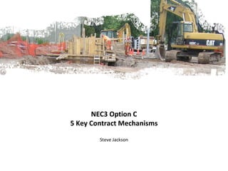 NEC3 Option C 5 Key Contract Mechanisms Steve Jackson 