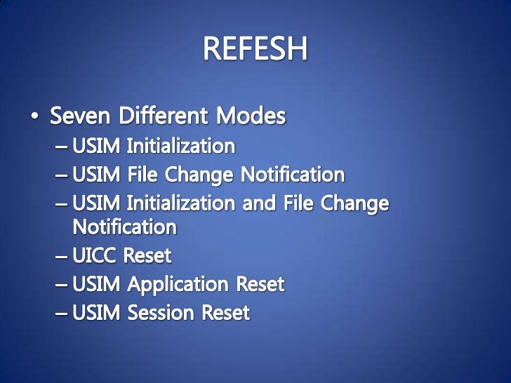 USAT USIM Application Toolkit
