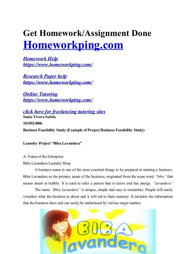 Laundry homework assignment