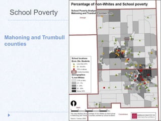 City of Warren, OH – Economic data22Median household income (in 2007 inflation-adjusted dollars):  $33,122Median family income (in 2007 inflation-adjusted dollars):  $41,312Families below poverty level:  22.1%Individuals below poverty level:  24.9%Data from 2005-2007 American Community Survey 3-Year Estimates