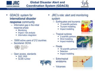 Gdacs Global Disaster Alert and Coordination System | PPTX