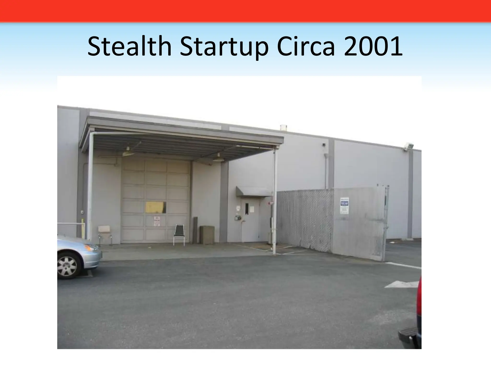 Stealth Startup Circa 2001