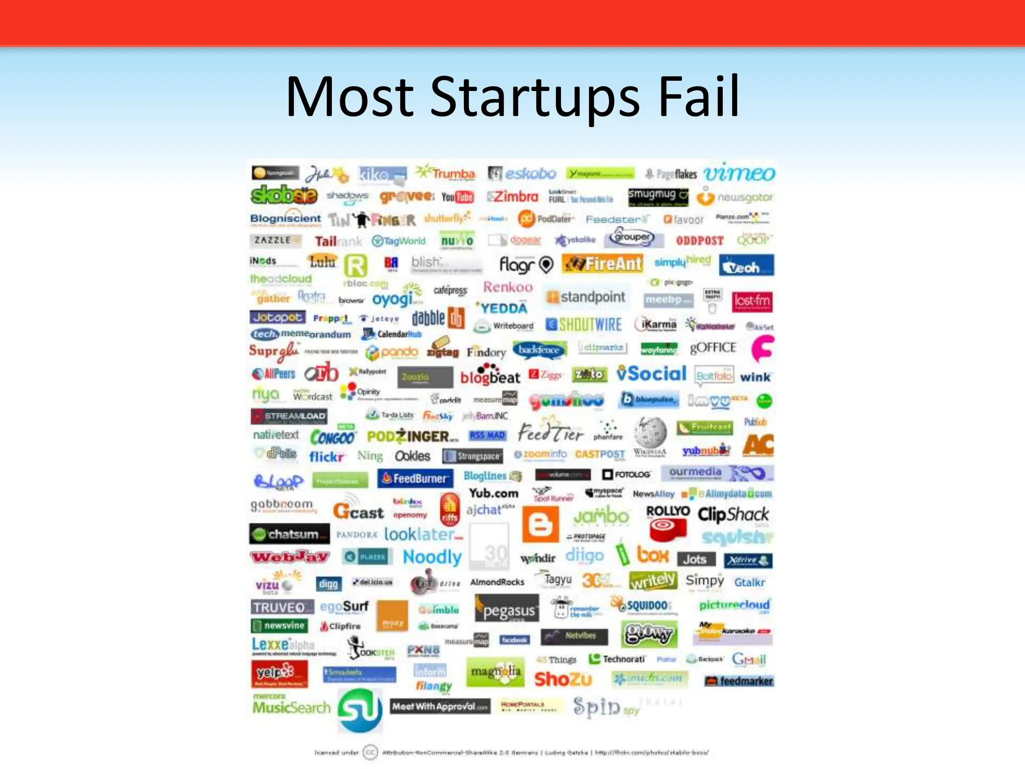 Most Startups Fail