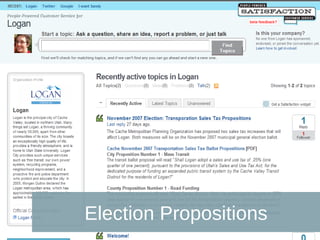 Election Propositions 