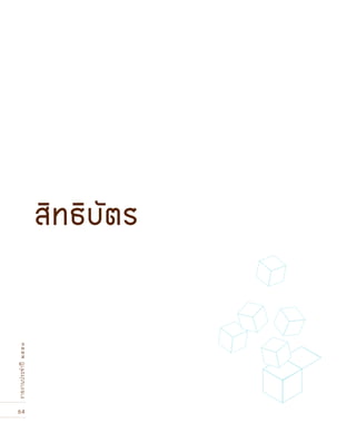 64
รายงานประจำปี๒๕๕๑
สิทธิบัตร
 