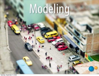 Modeling



  ﬂickr: bunchofpants

Saturday, September 12, 2009
 