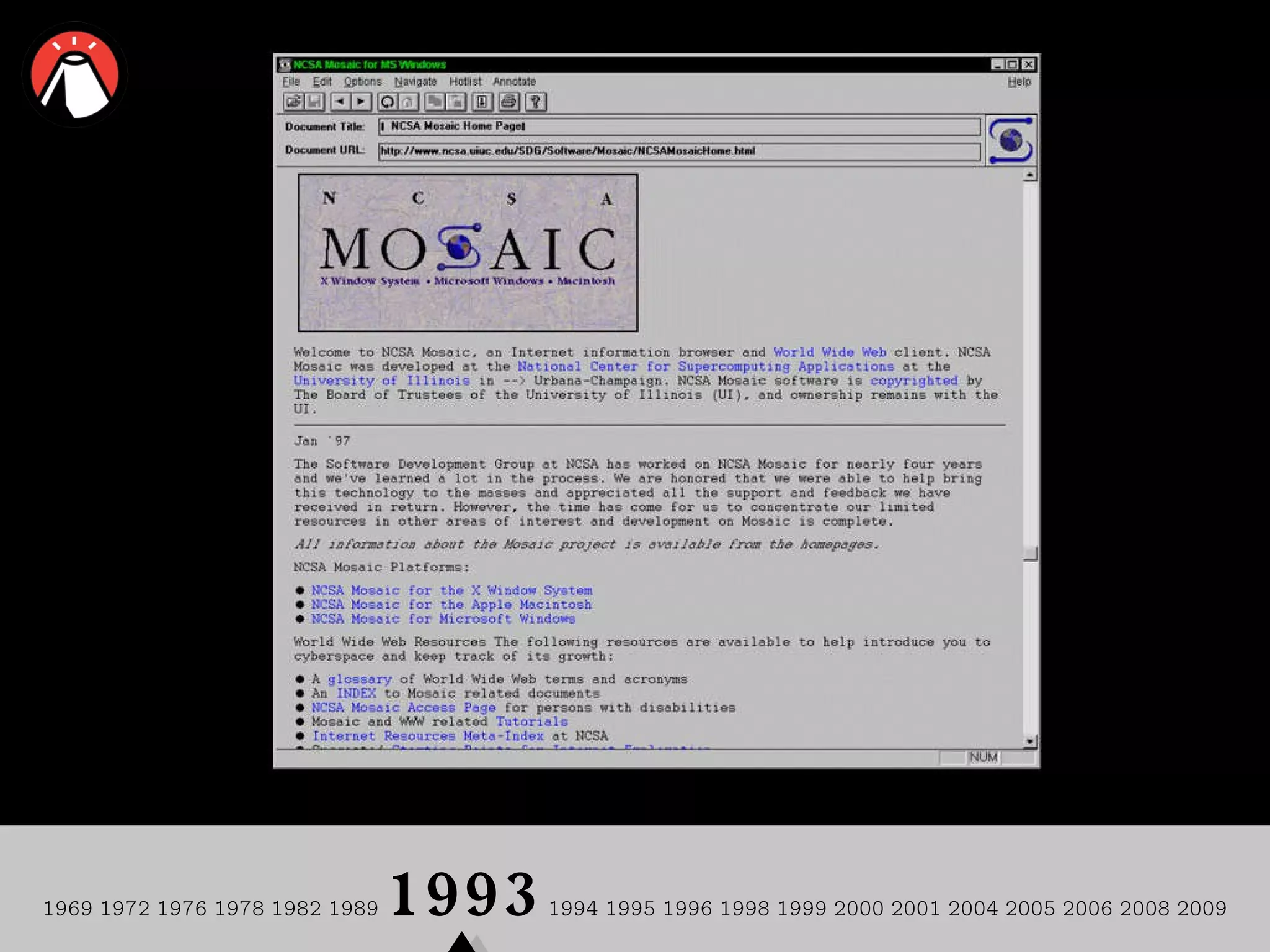 1969 1972 1976 1978 1982 1989  1993   1994 1995 1996 1998 1999 2000 2001 2004 2005 2006 2008 2009 