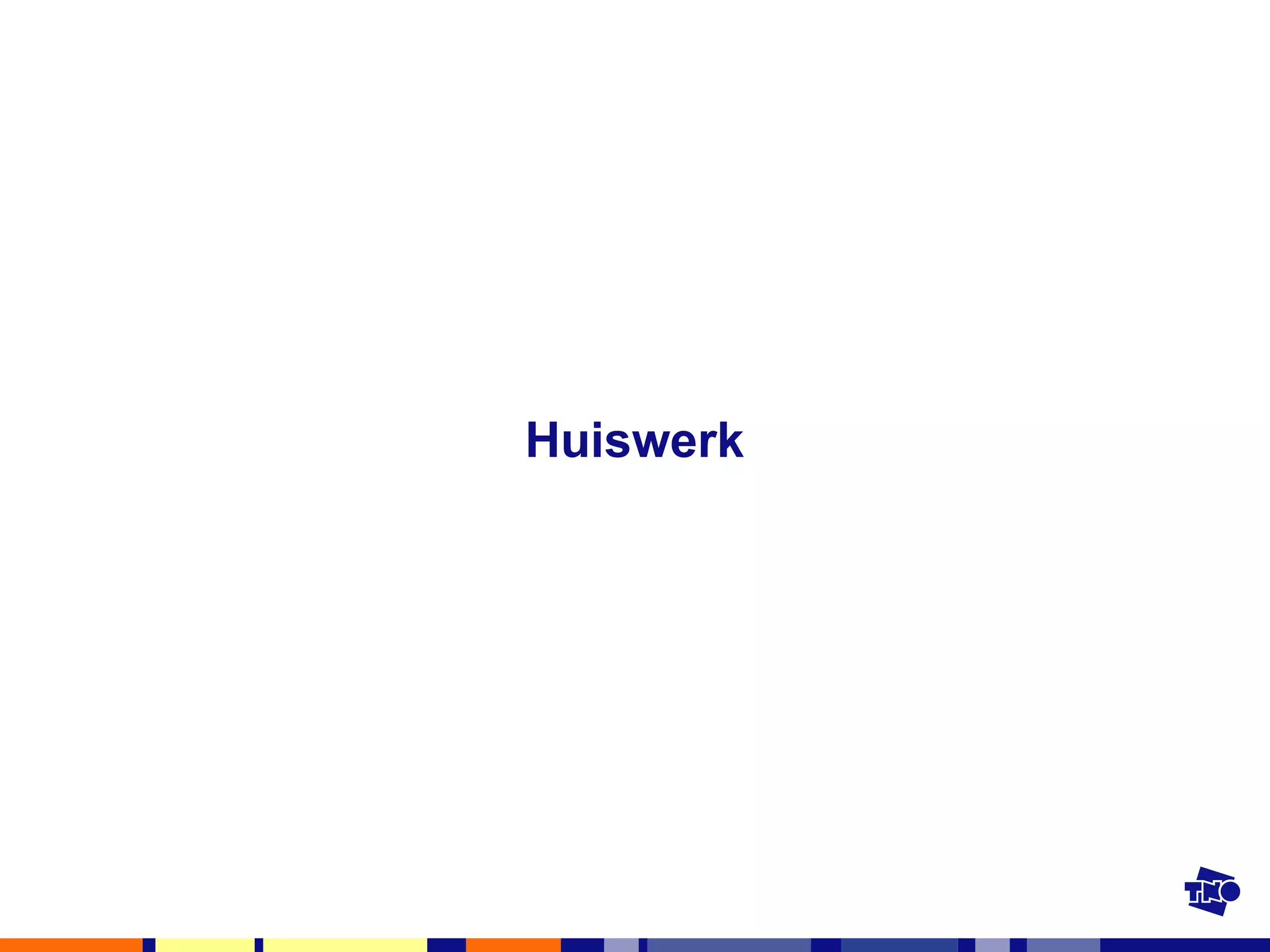 Huiswerk 