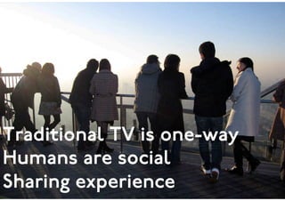©2009 www.eurotechnology.com2

Agenda
TV today = 23% of time awake
Profitability of conventional TV goes down, growth
is in new media
The critical issues:
1. Regulation vs free
2. Business models
3. New platforms: mobile & game terminals
3. Globalization, standardization vs risk taking &
early adoption
 