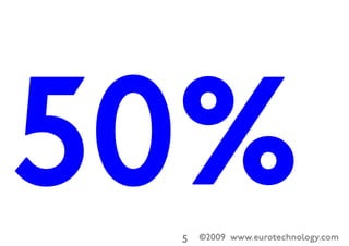 ©2009 www.eurotechnology.com5

Traditional TV is one-way
Humans are social
Sharing experience
 