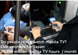 ©2009 www.eurotechnology.com17

Mobile TV
See: Japan Media Report http://www.eurotechnology.com/store/jmedia/ 

And Mobile...
