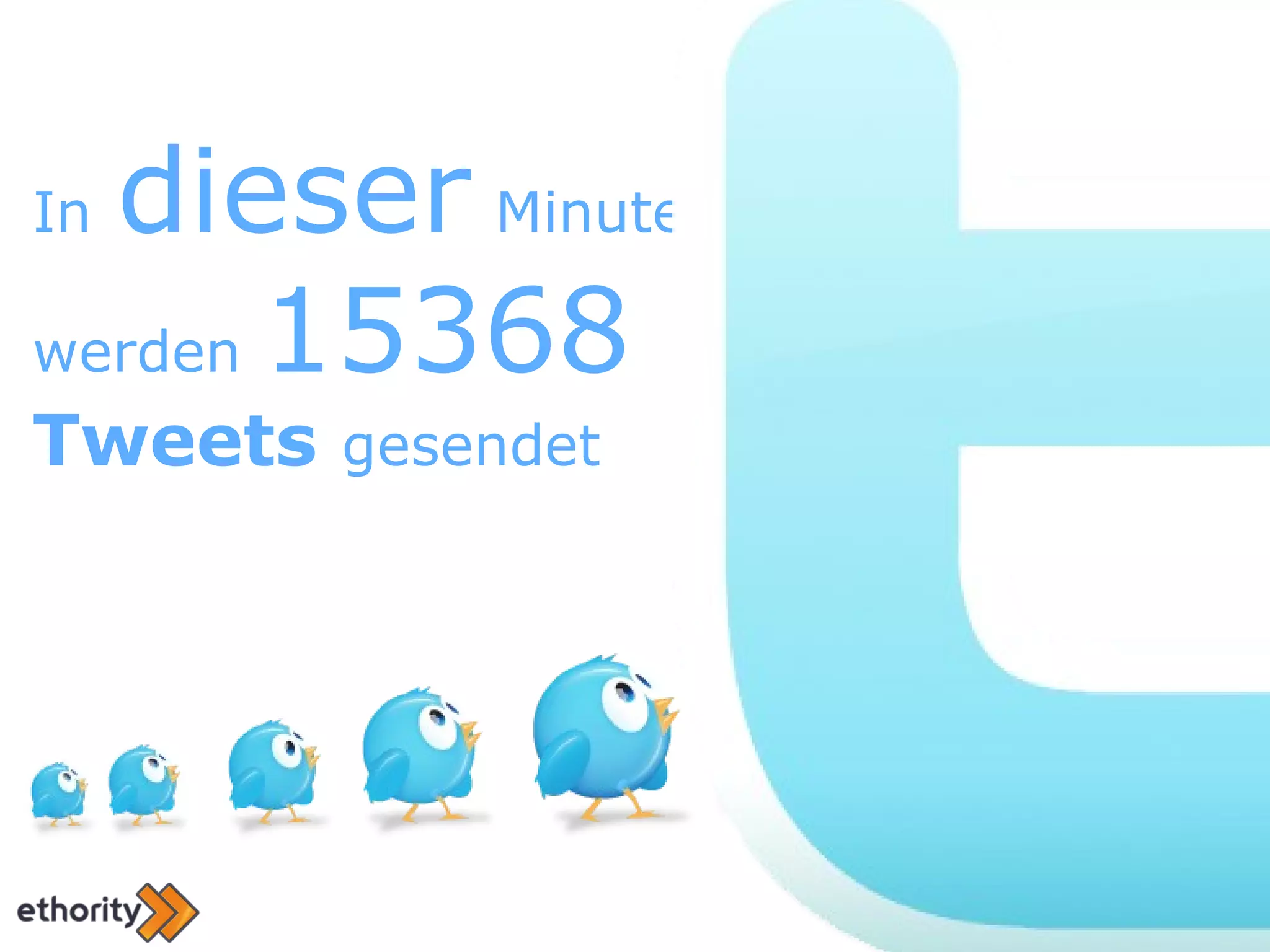 In   dieser   Minute werden  15368   Tweets   gesendet 