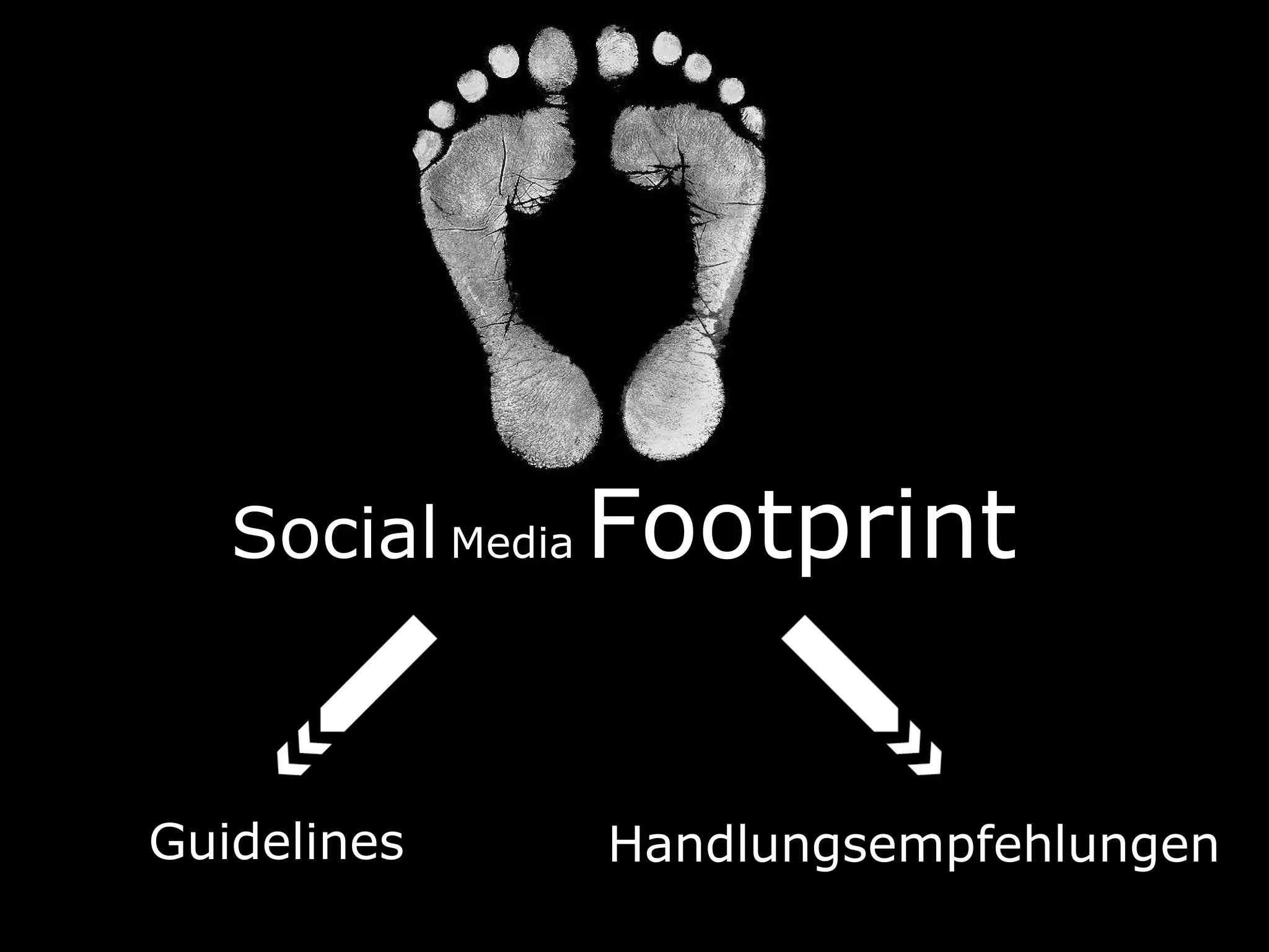 Social   Media   Footprint Guidelines Handlungsempfehlungen 