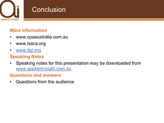 A combination of surveys and workshop might be useful to identify critical weaknesses and, perhaps, seek suggestions regarding possible responsesCommon mistakesJumping straight to the 'how' (technology solution) without knowing the 'why' (strategic alignment) and the 'what' (process needs) 