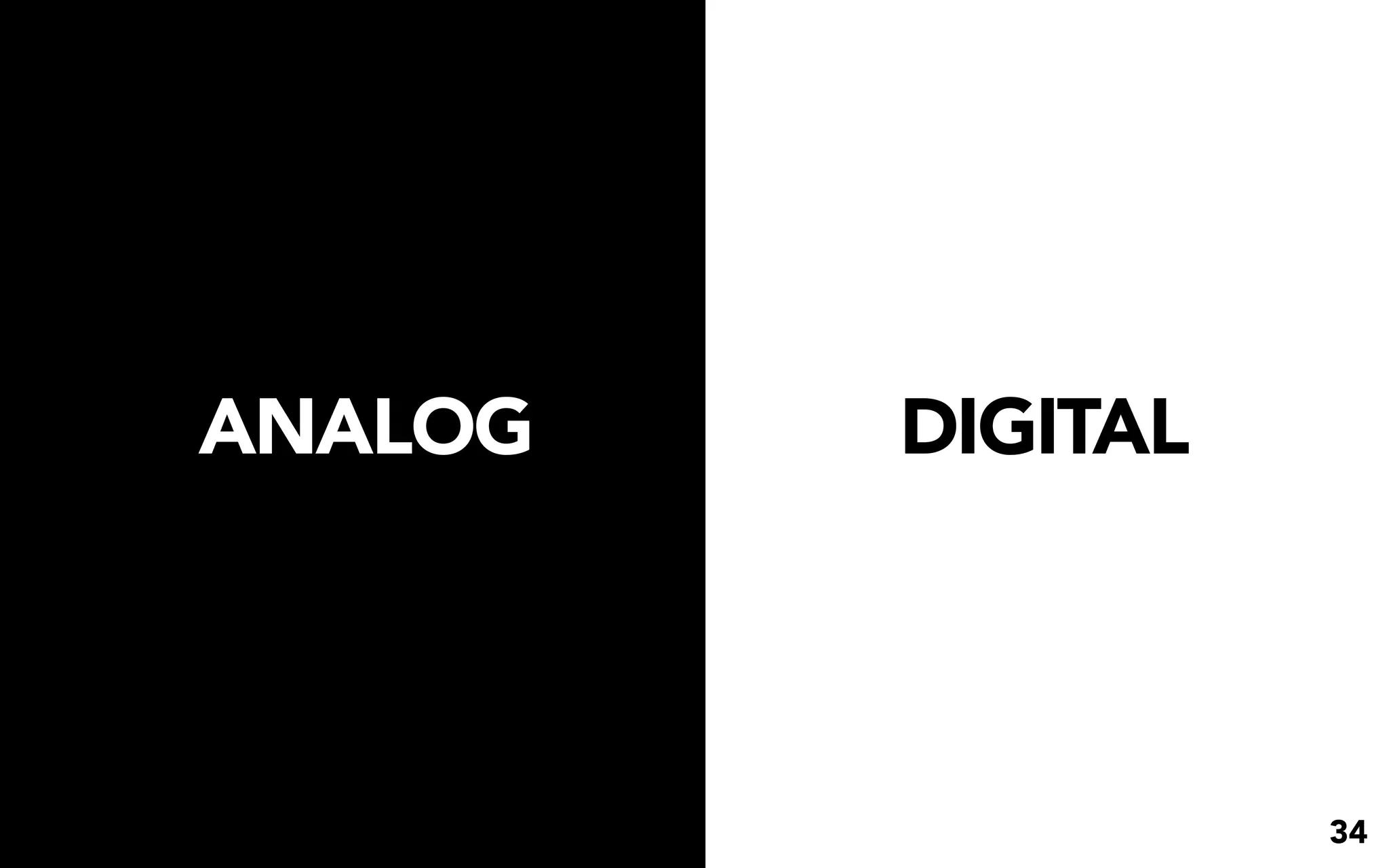 ANALOG   DIGITAL



                   34
 