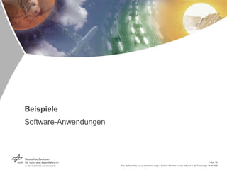 Beispiele Software-Anwendungen 