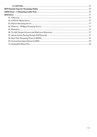 Streaming Media Server Setup Manual | PDF