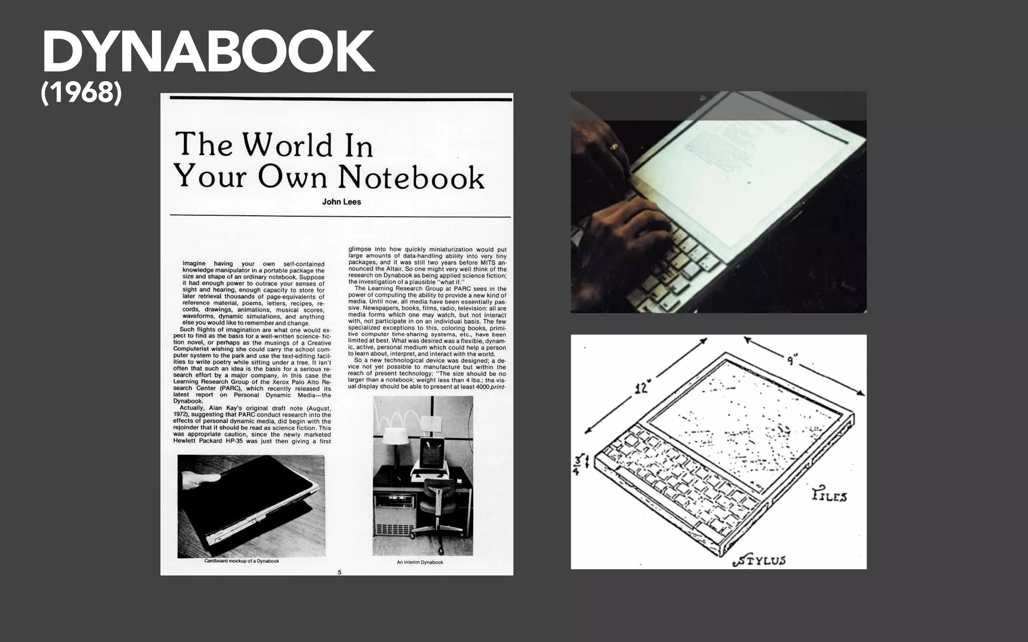 DYNABOOK
(1968)
 